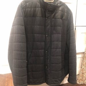 Men’s Vince black bomber jacket